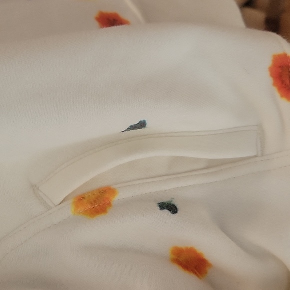 Free People Movent X DYEKWEEN Sprint To The Finish Hoodie In Marigold Combo - Picture 5 of 16